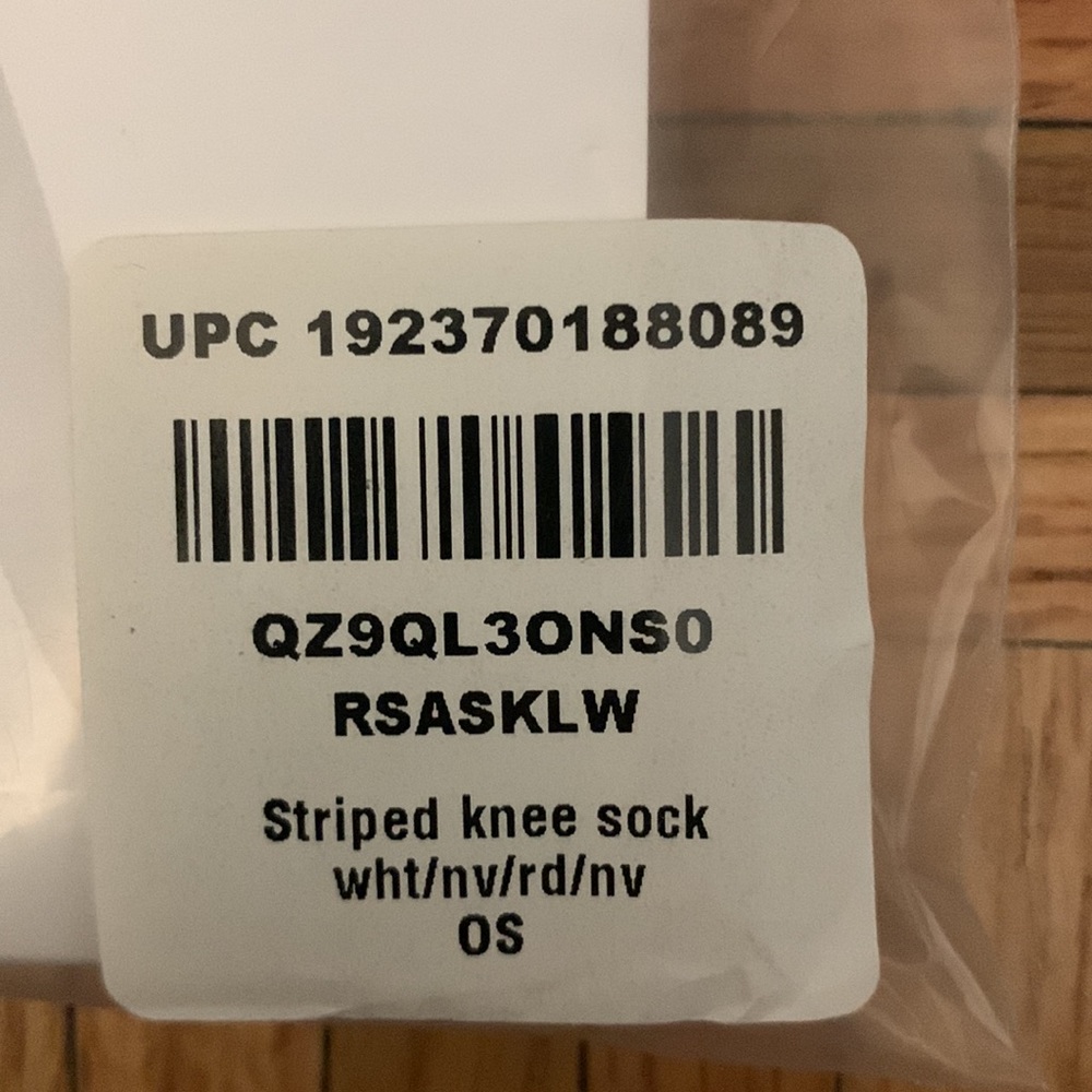 American Apparel Striped Knee Length Socks - Picture 6 of 6